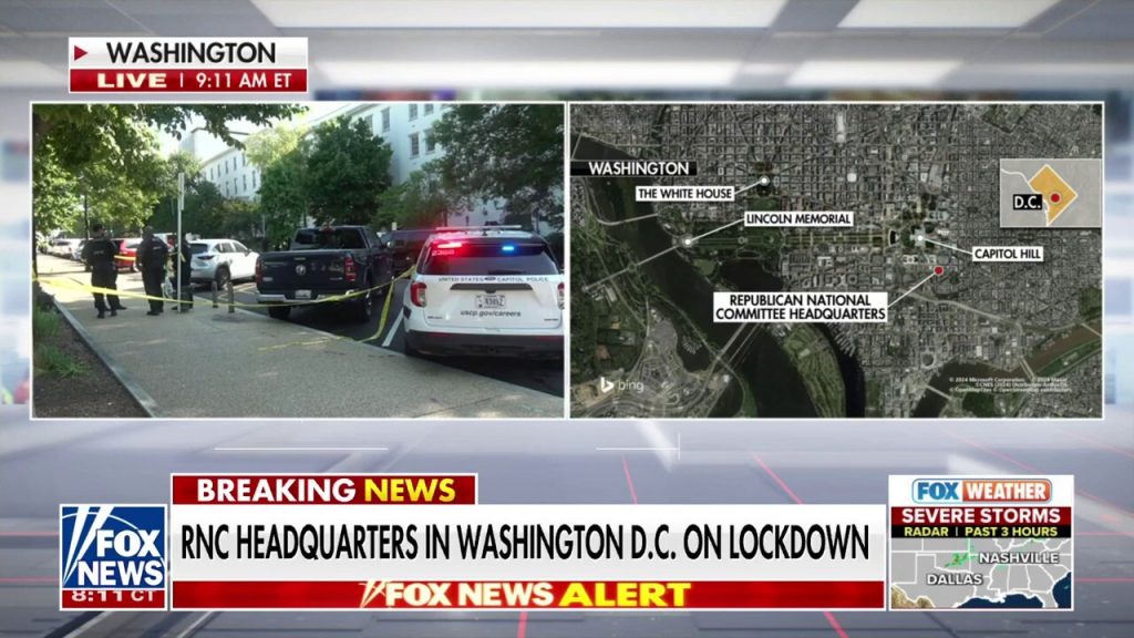 Republican National Committee headquarters put on lockdown for investigation of suspicious substance