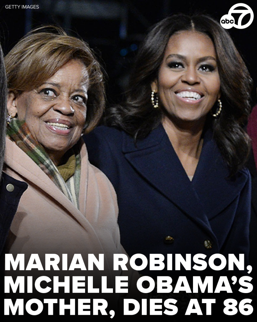 Former US President, Michelle Obama's mother died at 86